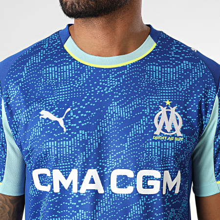 Puma - Camiseta réplica del maillot del OM 779853 Azul real