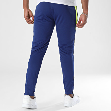 Puma - OM Pantaloni da allenamento 781542 Bleu Roi Jaune Fluo