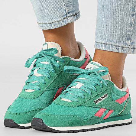 Reebok Zapatillas Mujer Classic AZ 100230792 Verde Rosa Ryses