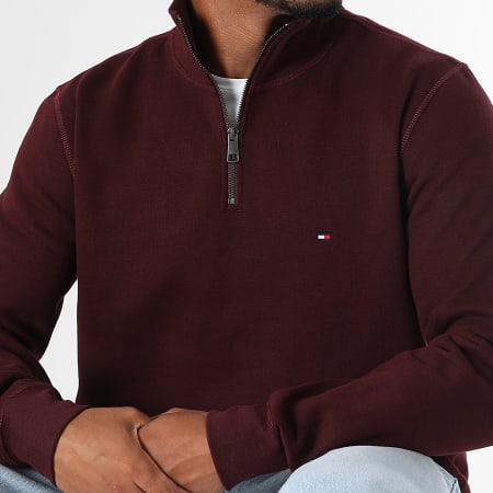 Tommy Hilfiger - Sudadera con cremallera Essential 7233 Burdeos