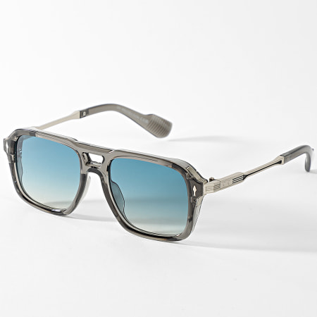 Classic Series - Lunettes De Soleil 707 Gris Anthracite Argenté Bleu Dégradé