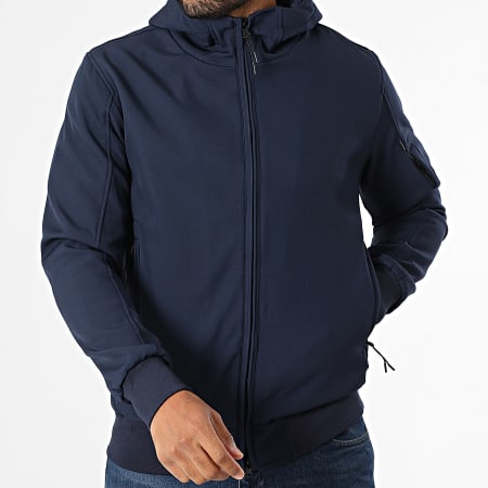 Frilivin - Chaqueta con capucha y cremallera Navy 056