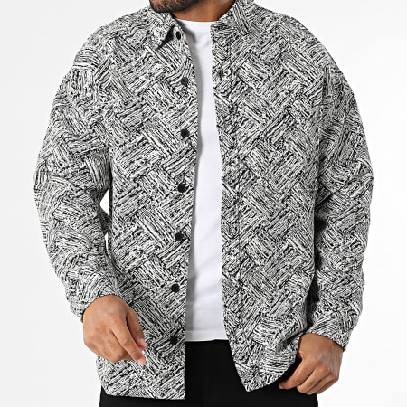 Frilivin - Camicia over 802 Nero Bianco