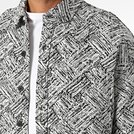 Frilivin - Camicia over 802 Nero Bianco