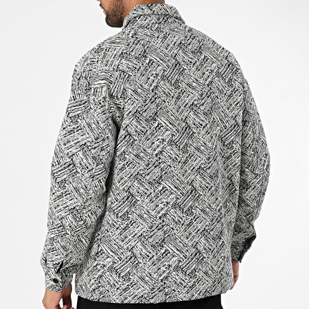 Frilivin - Camicia over 802 Nero Bianco