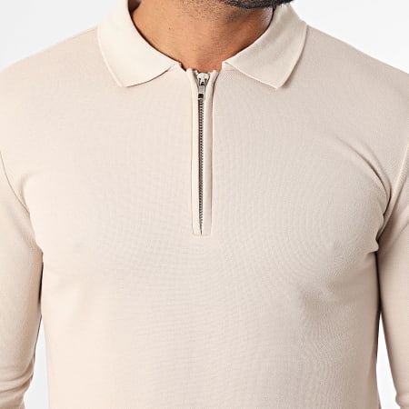Frilivin - Polo de manga larga 230 Beige claro