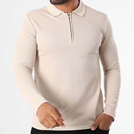 Frilivin - Polo de manga larga 230 Beige claro