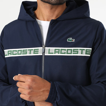 Lacoste - Ensemble De Survetement Logo Crocodile Bleu Marine