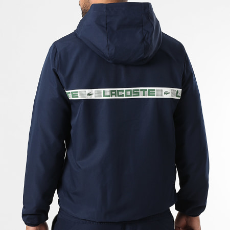 Lacoste - Ensemble De Survetement Logo Crocodile Bleu Marine