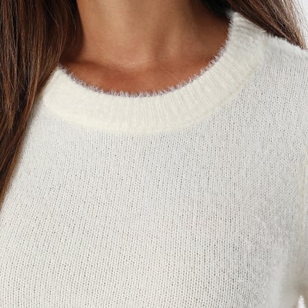 Only - Pull Femme Petra Beige Clair