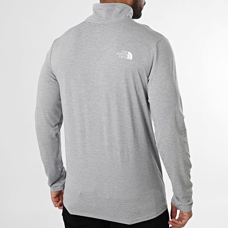 The North Face - Flashdry Lightweight Zip Neck Sweat A8949 Heather