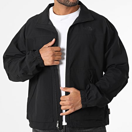 The North Face - Cortavientos con cremallera Relaxed Fit Cordura A8B73 Negro
