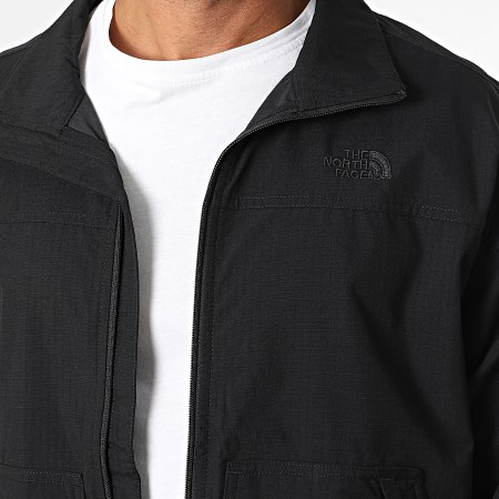 The North Face - Cortavientos con cremallera Relaxed Fit Cordura A8B73 Negro