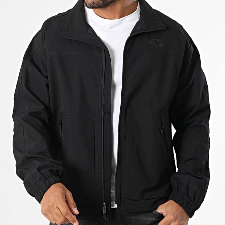 The North Face - Cortavientos con cremallera Relaxed Fit Cordura A8B73 Negro