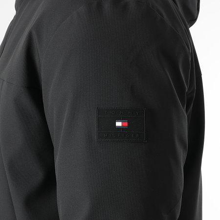 Tommy Hilfiger - Parka acolchada con capucha Tech 1362 Negro