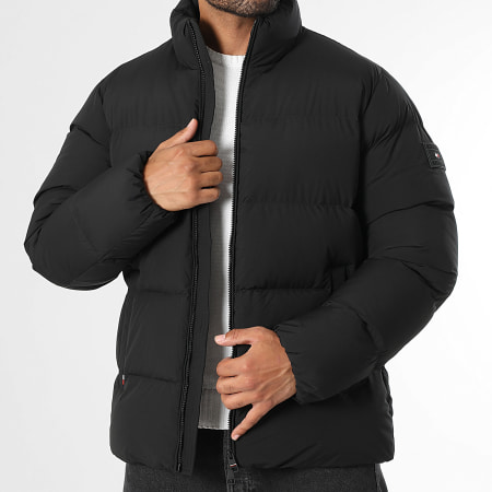 Tommy Hilfiger - Doudoune Zippée Down Stand Puffer 0615 Noir