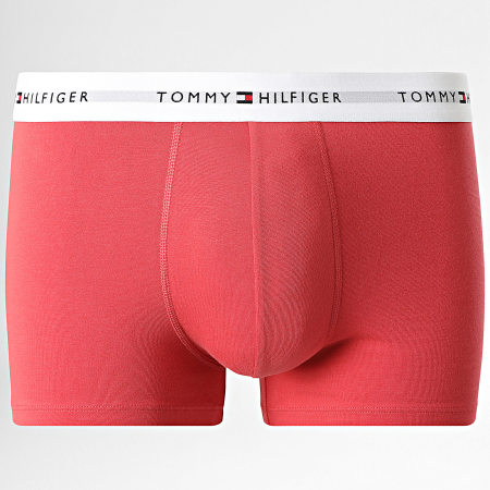 Tommy Hilfiger - Lot De 3 Boxers 2768 Bleu Marine Bleu Clair Rose