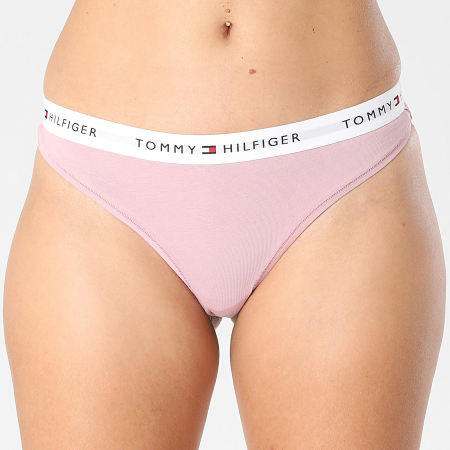 Tommy Hilfiger - Set van 3 G-strings voor dames 5530 Roze marineblauw