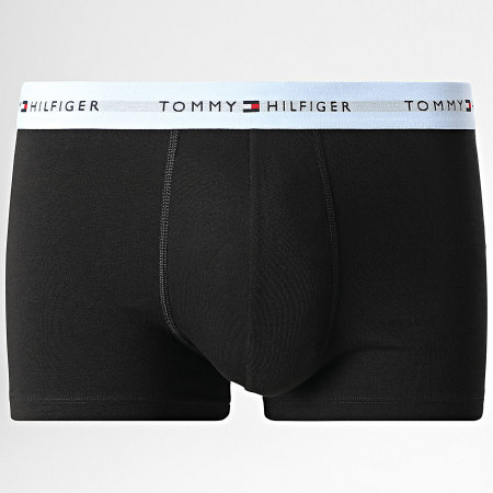 Tommy Hilfiger - Lot De 3 Boxers 2763 Noir Bleu Marine Bleu Clair Rose