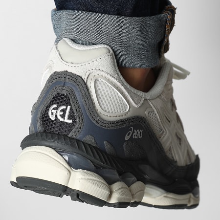 Asics - Sneakers Gel NYC 1203A383 White Smoke Grey - Ryses Asics - Sneakers Gel NYC 1203A383 White Smoke Grey - Ryses