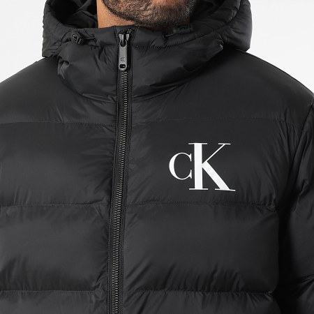 Calvin Klein - Doudoune Capuche Zippée RD528 Noir