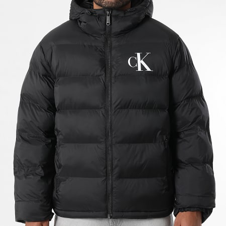 Calvin Klein - Doudoune Capuche Zippée RD528 Noir