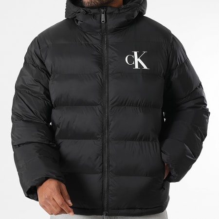Calvin Klein - Doudoune Capuche Zippée RD528 Noir