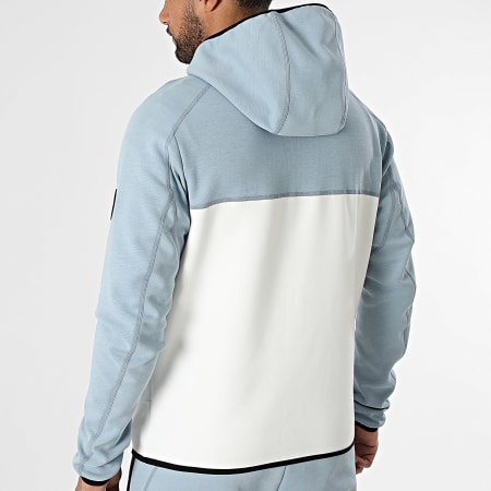 Comme Des Loups - Keyzer Survetement Set White Light Blue