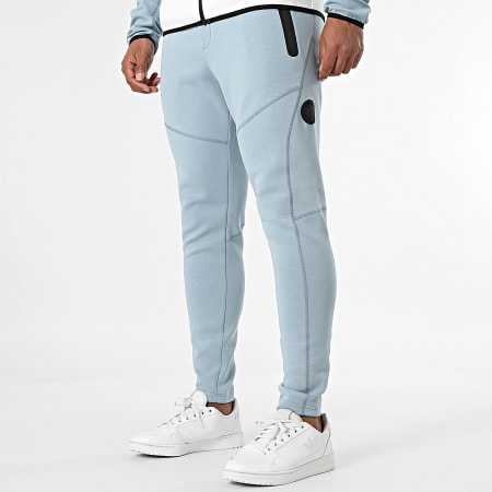 Comme Des Loups - Keyzer Survetement Set White Light Blue