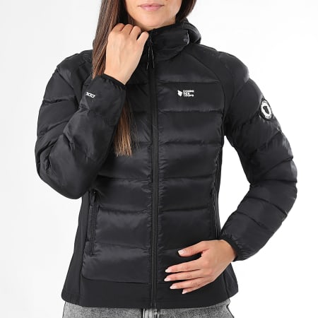 Comme Des Loups - Chaqueta con capucha Dakota Mujer Negro