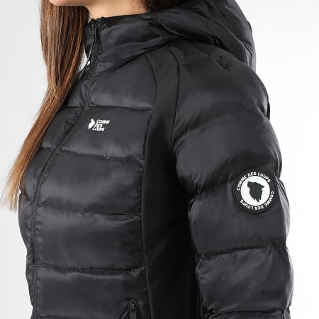 Comme Des Loups - Chaqueta con capucha Dakota Mujer Negro