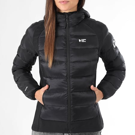 Comme Des Loups - Chaqueta con capucha Dakota Mujer Negro