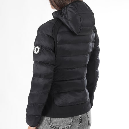 Comme Des Loups - Chaqueta con capucha Dakota Mujer Negro