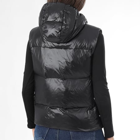 Comme Des Loups - Consolador sin mangas con capucha Tokyo negro para mujer