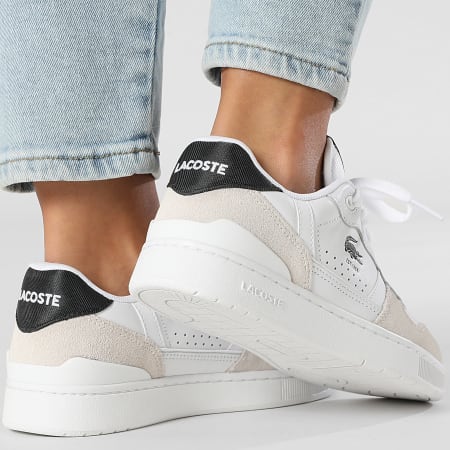 Lacoste - Baskets Femme T-Clip Set 225 White Black