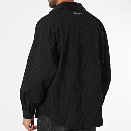 Sixth June - Camicia Testurizzata Oversize Grande 854 Nero