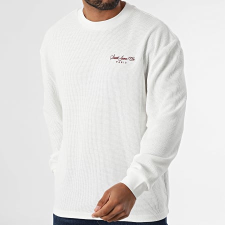 Sixth June - Sudadera Crewneck Texturizada Oversize Grande 860 Beige Claro