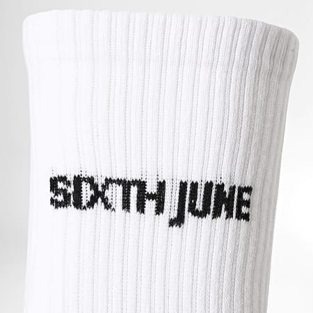 Sixth June - Lote de 3 pares de calcetines blancos 624