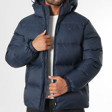 Tommy Jeans - Doudoune Capuche Essential 9786 Bleu Marine