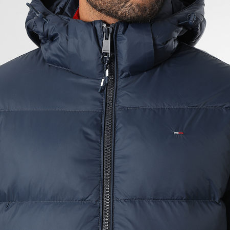 Tommy Jeans - Doudoune Capuche Essential 9786 Bleu Marine