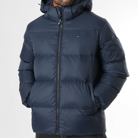 Tommy Jeans - Doudoune Capuche Essential 9786 Bleu Marine