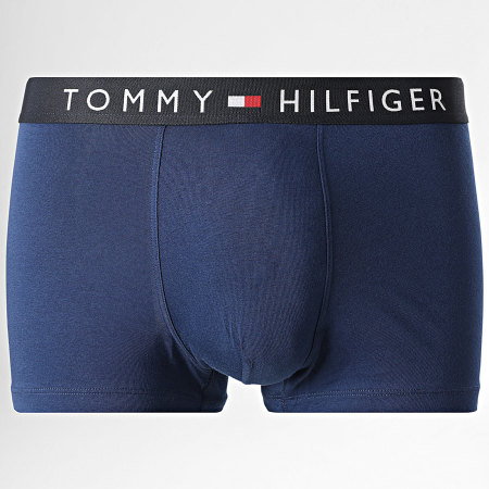 Tommy Hilfiger - Lot De 3 Boxers 3180 Rouge Chiné Bordeaux Bleu Marine