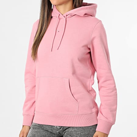 Tommy Jeans - Sweat Capuche Femme Linear 1963 Rose