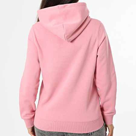 Tommy Jeans - Sweat Capuche Femme Linear 1963 Rose