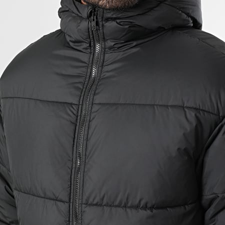 Urban Classics - Chaqueta con capucha y cremallera TB7257 Negro