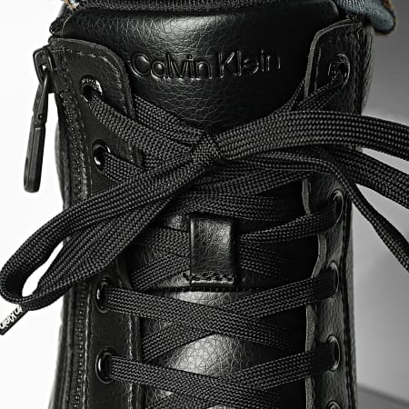 Calvin Klein - Baskets Montantes Classic Cup Mid Laceup Zip 1428 Triple Black