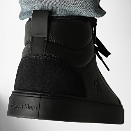 Calvin Klein - Baskets Montantes Classic Cup Mid Laceup Zip 1428 Triple Black