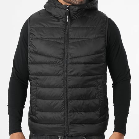 Jack And Jones - Abrigo sin mangas West Light Negro