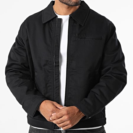 Jack And Jones - Norrebro Worker Zip Jacket Black - Ryses