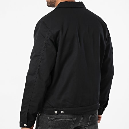 Jack And Jones - Norrebro Worker Zip Jacket Black - Ryses